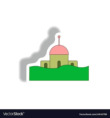In sticker design of a vector image