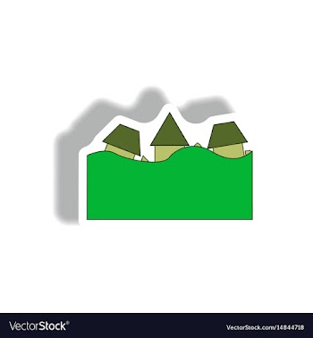 In sticker design of a vector image