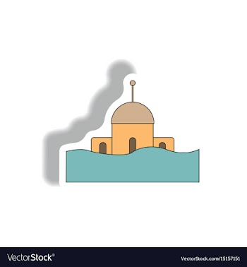 In sticker design of a vector image