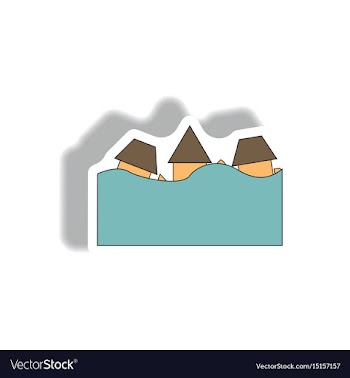 In sticker design of a vector image