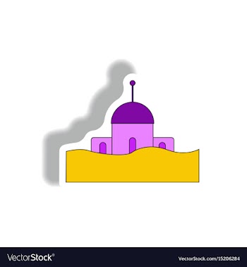 In sticker design of a vector image