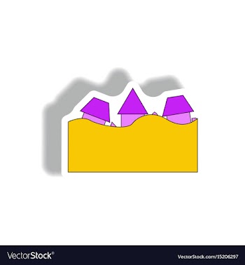 In sticker design of a vector image