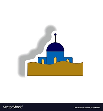 In sticker design of a vector image