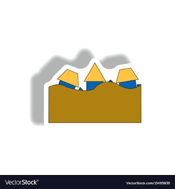 In sticker design of a vector image