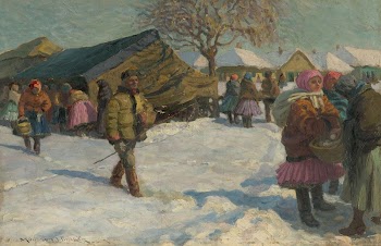 In winter in the village | Free Photo - rawpixel