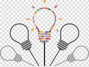 Incandescent light bulb Creativity Idea, light bulb transparent background PNG clipart