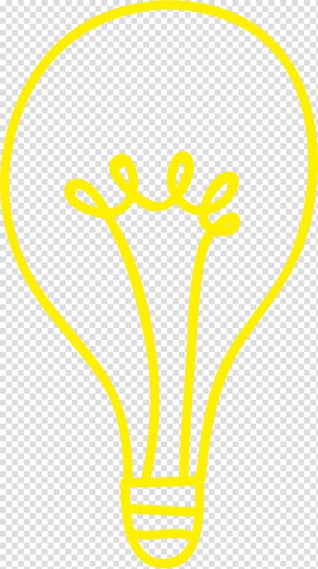 Incandescent light bulb Lamp , Cartoon light bulb transparent background PNG clipart