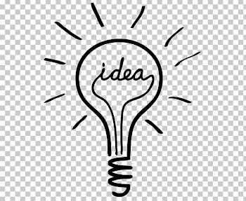 Incandescent Light Bulb Lamp Idea PNG, Clipart, Black And White ...