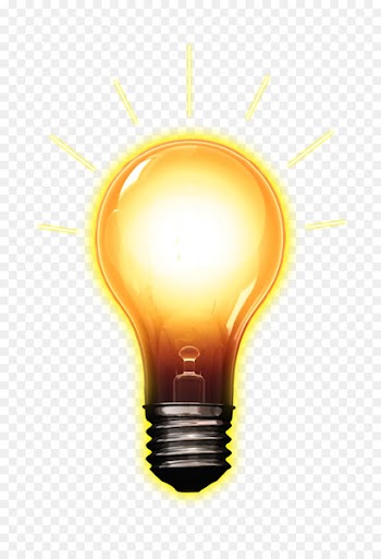 Incandescent light bulb Lamp Light fixture - Golden light emitting bulb 