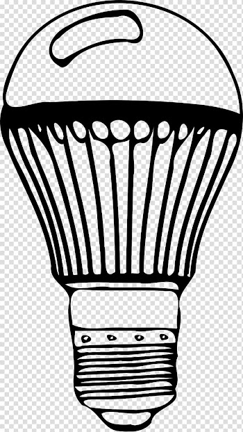 Incandescent light bulb LED lamp Light-emitting diode , bulbs transparent background PNG clipart