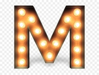 Incandescent light bulb Letter Marquee Light-emitting diode - letter m 