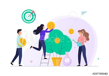 Increase revenue design of web banner concept
