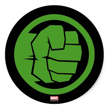 Incredible Hulk Logo Classic Round Sticker | Zazzle.com | Stuff ...
