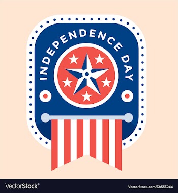 independence day badge design