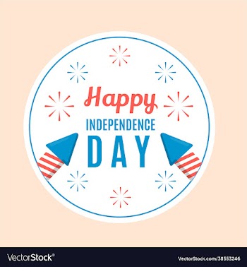 independence day badge design