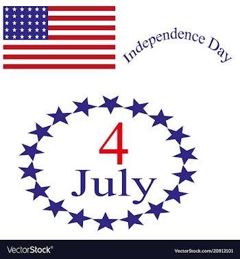 Independence day vector image