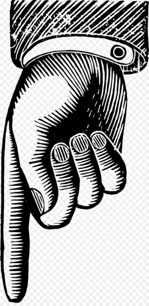 Index finger Fingerprint Clip art - down arrow 