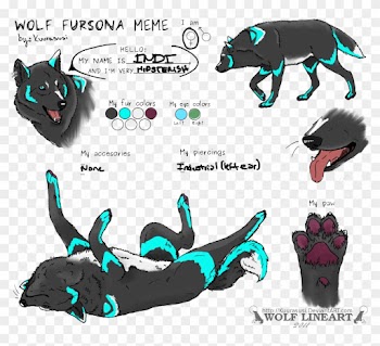 Indi- Wolf Fursona Meme By Dunkass - Wolf Fursona