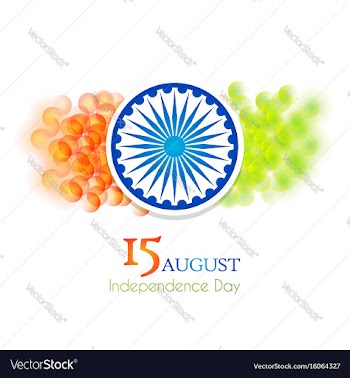 India 15th august independence day celebration vector image