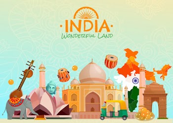 India background Free Vector