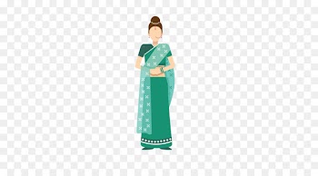 India Cartoon Icon - Miss India 