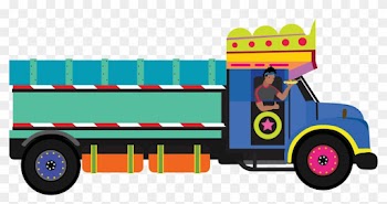 India Clipart Truck - Food Cart