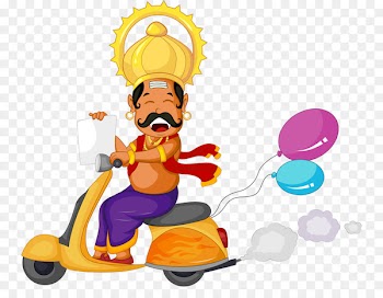 India Dussehra Illustration - Cycling Indians 