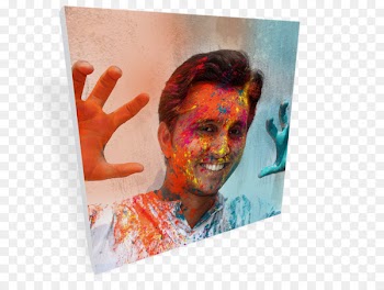 India Holi Elephant Festival - canvas 