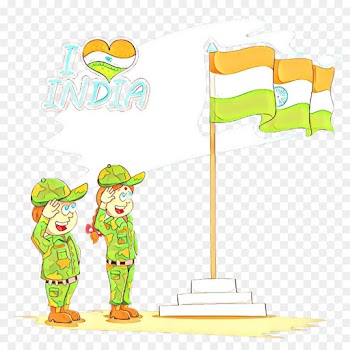 India, Indian Independence Day, Flag Of India, Cartoon, Art PNG