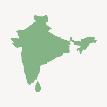 India map clipart illustration psd. | Free PSD - rawpixel