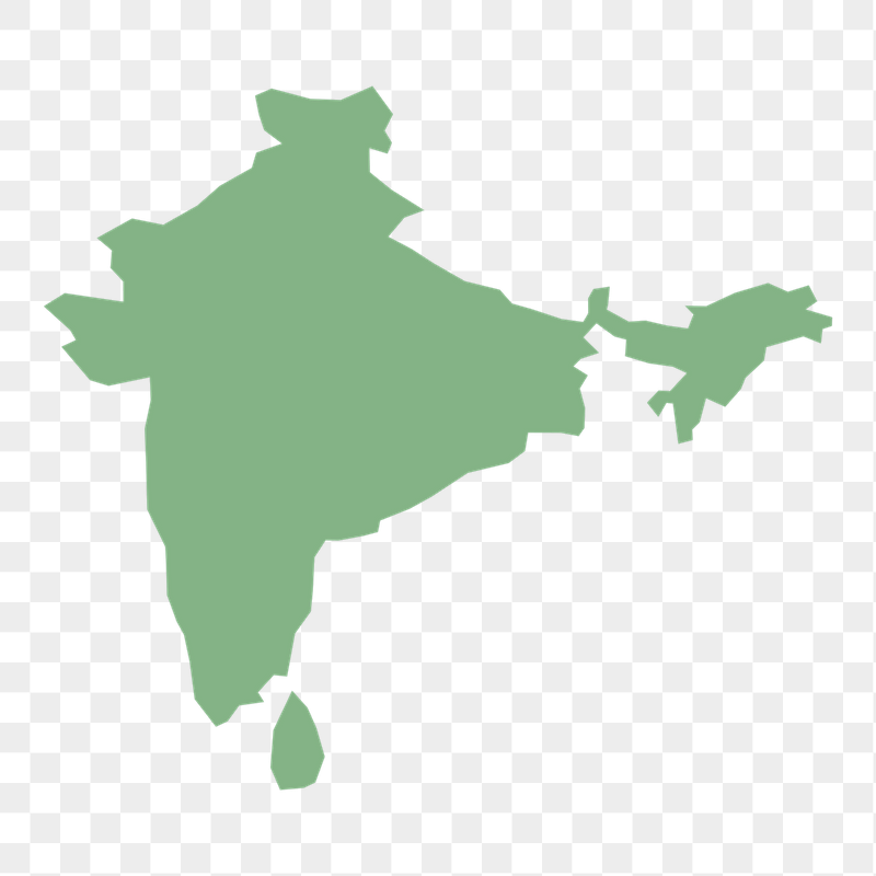 India map png sticker illustration, | Free PNG - rawpixel