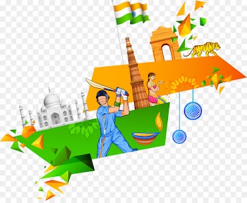 India Poster Illustration - India posters element vector 