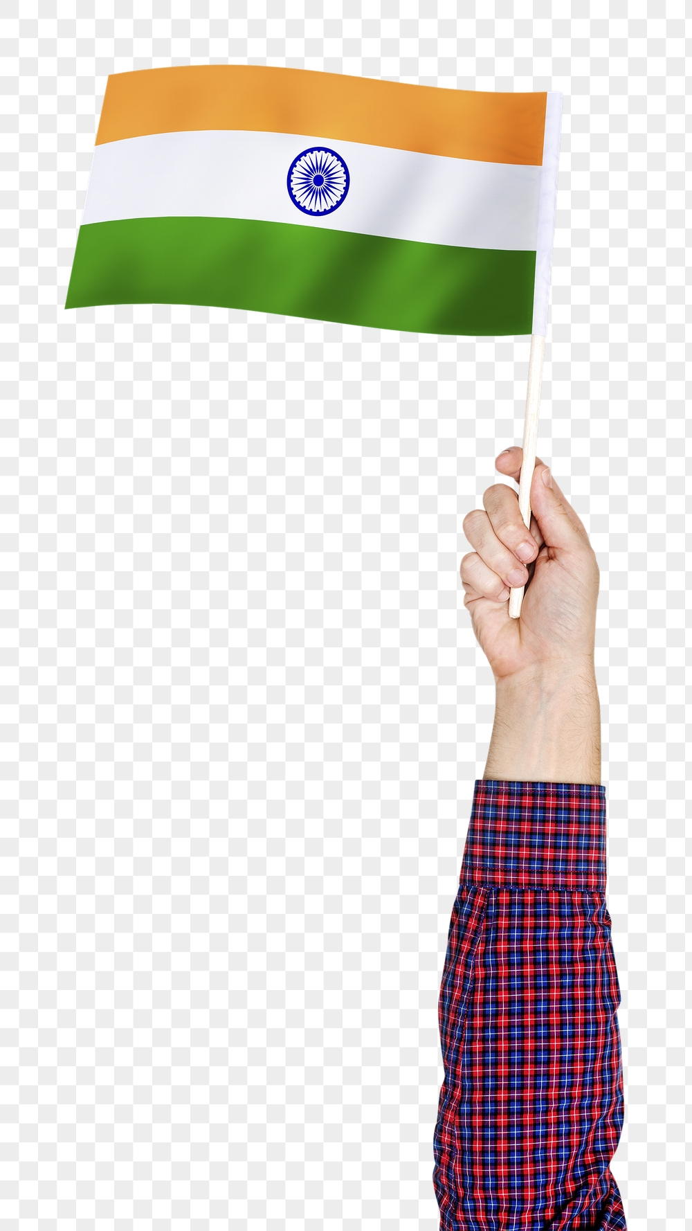 India's flag png in hand | Free PNG - rawpixel
