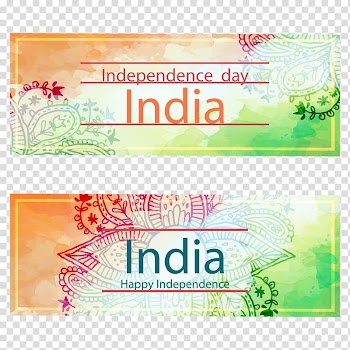 India Web banner, India's Independence Day banners Drawing transparent background PNG clipart