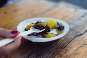 Indian black rice dessert 