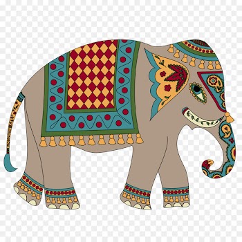 Indian elephant Pattern - Indian elephant 