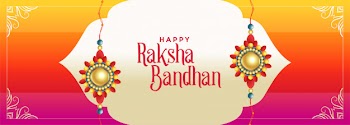 Indian festival of raksha bandhan banner design Free Vector