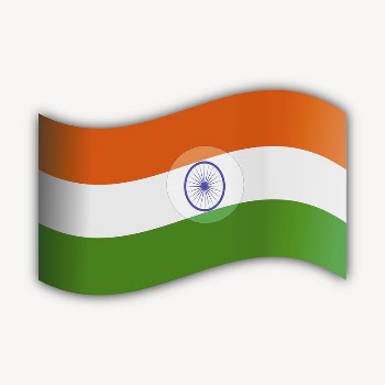 Indian flag clipart, illustration vector. | Free Vector - rawpixel