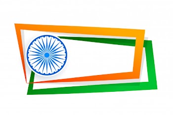 Indian flag frame with text space