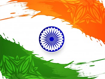 Indian flag theme stylish republic day background Free Vector