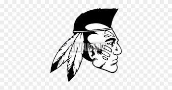 Indian Head Logo Clip Art Clipart - Draw An Indian Head
