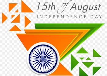 Indian Independence Day Poster Clip art - Falun vector triangle with India 