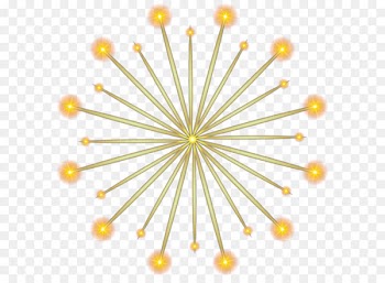 Indian Independence Day Republic Day Clip art - Firework Transparent Yellow Clip Art Image 