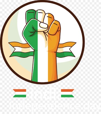 Indian independence movement Indian Independence Day Indian Independence Act 1947 Public holiday - Vector painted icon Italy 