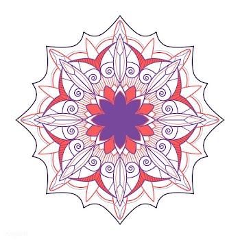 Indian mandala badge | Free stock vector - 563204