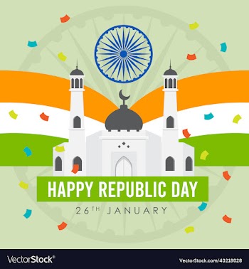 indian republic day greeting background