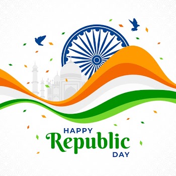 Indian republic day in flat design Free Vector