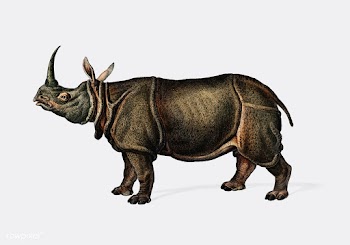 Indian rhinoceros (Rhinoceros unicornis) illu.. | Free stock vector - 467855