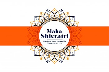 Indian style happy maha shivratri festival background Free Vector