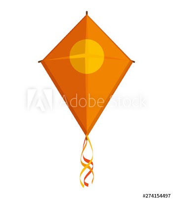 indian traditional kite flying icon